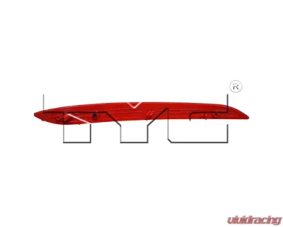 TYC Reflector Light Rear Right Hyundai Sonata 2015-2017 - 17-5527-00