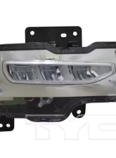 TYC Fog Light CAPA Certified Right GMC Sierra 1500 | Sierra 1500 Limited 2016-2019                                     - 19-6209-00-9 - Image 2