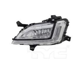 TYC Fog Light CAPA Certified Left Hyundai Tucson 2019-2021