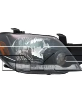 TYC Headlight Complete Assembly Mitsubishi Outlander 2003-2004                                     - 20-12141-00 - Image 3
