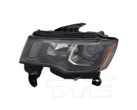 TYC Headlight Halogen CAPA Certified Left Jeep Grand Cherokee 2017-2021
