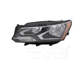 TYC Headlight CAPA Certified Left Volkswagen Passat 2016-2019