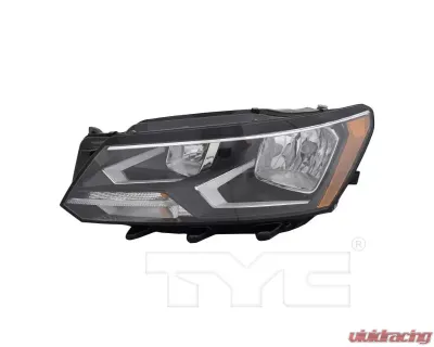 TYC Headlight CAPA Certified Left Volkswagen Passat 2016-2019 - 20-16324-00-9