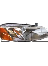 TYC Headlight CAPA Certified Complete Assembly Chrysler Sebring | Dodge Stratus 2001-2003                                     - 20-6041-00-9 - Image 3