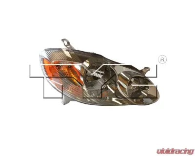TYC Headlight Complete Assembly Toyota Corolla 2003-2004 - 20-6235-90