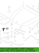 Genuine BMW Safety Catch Screw BMW 128i | 135i 2012-2013                                     - 07-14-6-958-688 - Image 2