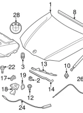 Genuine BMW Safety Catch Screw BMW 128i | 135i 2012-2013                                     - 07-14-6-958-688 - Image 3