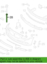 Genuine BMW Bumper Assembly Outer Bracket Bolt BMW 640i | 650i  | M6  2019                                     - 07-14-7-145-088 - Image 2