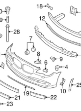 Genuine BMW Bumper Assembly Outer Bracket Bolt BMW 640i | 650i  | M6  2019                                     - 07-14-7-145-088 - Image 3
