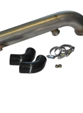 034 Motorsports Raw Bipipe Set, B5 Audi S4 &amp; C5 Audi A6/Allroad 2.7T, Stainless Steel with WMI Bungs                                     - 034-108-5001-RAW - Image 2