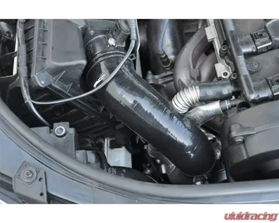 034 Motorsports Black Turbo Inlet Hose for Audi A4 B7 2.0T FSI - High Flow Silicone - 034-145-A027-BLK