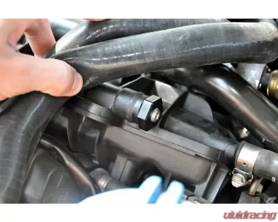 034 Motorsports 034 Motorsport Intake Manifold Plug & Boost Tap for 2.0T FSI/TSI, Black - 034-145-Z009