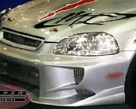 KBD Bodykits EX Spec Style 1 Piece Front Bumper Honda Civic ALL 96-98