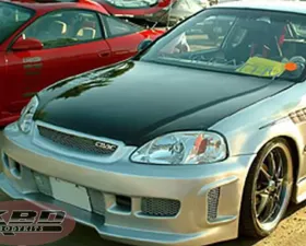 KBD Bodykits BW Spec Style 1 Piece Front Bumper Honda Civic ALL 1996-1998