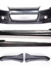 KBD Bodykits SW Spec 5 Piece Full Body Kit for Honda S2000 2000-2003 Polyurethane Unpainted Black                                     - 37-2045 - Image 7