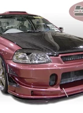 KBD Bodykits BC Spec Style 1 Piece Front Bumper Honda Civic ALL 1999-2000                                     - 37-2049 - Image 2