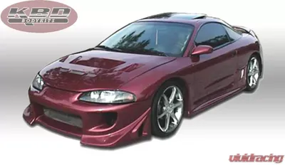 KBD Bodykits Blits Style 2 Piece Side Skirts Pair Mitsubishi Eclipse 1995-1999 - 37-2292