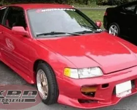 KBD Bodykits Vadar Style 1 Piece Front Bumper Honda CR-X 1988-1991