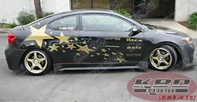 KBD Bodykits Premier Style 2 Piece Side Skirts Pair Scion tC 2005-2010 - 37-3017