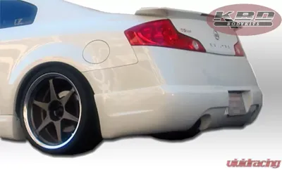 KBD Bodykits ING Style 1 Piece Rear Lip Infiniti G35 Coupe 2DR Coupe 2003-2007 - 37-2097