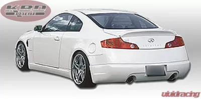 KBD Bodykits ING Style 1 Piece Rear Lip Infiniti G35 Coupe 2DR Coupe 2003-2007 - 37-2097