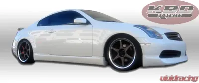 KBD Bodykits ING Style 2 Piece Side Skirts Pair Infiniti G35 Coupe 2DR Coupe 2003-2007 - 37-2290