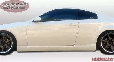 KBD Bodykits ING Style 2 Piece Side Skirts Pair Infiniti G35 Coupe 2DR Coupe 2003-2007 - 37-2290