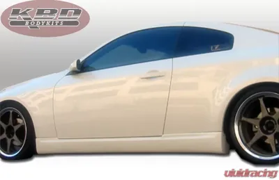 KBD Bodykits ING Style 2 Piece Side Skirts Pair Infiniti G35 Coupe 2DR Coupe 2003-2007 - 37-2290