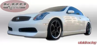 KBD Bodykits ING Style 2 Piece Side Skirts Pair Infiniti G35 Coupe 2DR Coupe 2003-2007 - 37-2290