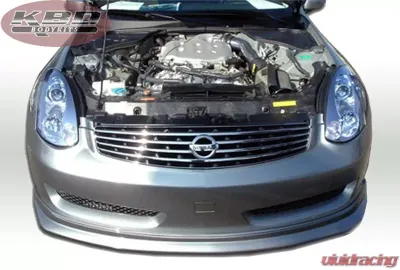KBD Bodykits IL Spec Style 1 Piece Front Lip Infiniti G35 Coupe 2DR Coupe 2006-2007 - 37-2133