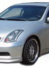 KBD Bodykits IL Spec Style 1 Piece Front Lip Infiniti G35 Coupe 2DR Coupe 2006-2007                                     - 37-2133 - Image 7