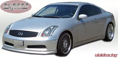 KBD Bodykits IL Spec Style 1 Piece Front Lip Infiniti G35 Coupe 2DR Coupe 2006-2007 - 37-2133