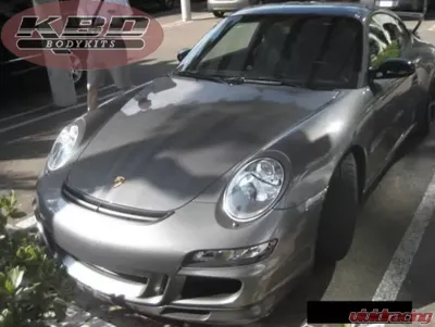 KBD Bodykits GT3 Look Style 2 Piece Front Bumper and Lip Porsche 997 Carrera 2005-2009 - 37-2147