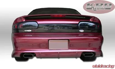 KBD Bodykits Type J Style 1 Piece Rear Lip Chevrolet Camaro 1994-2002 - 37-2157