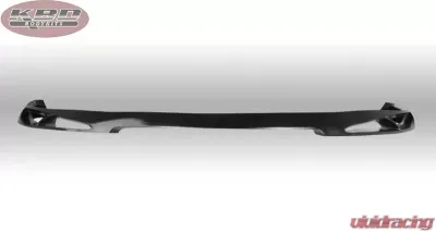 KBD Bodykits Type J Style 1 Piece Front Lip for Chevrolet Camaro 1998-2002, Polyurethane, Unpainted Black - 37-2160