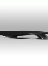 KBD Bodykits Type J Style 1 Piece Front Lip for Chevrolet Camaro 1998-2002, Polyurethane, Unpainted Black                                     - 37-2160 - Image 3