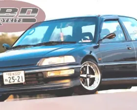 KBD Bodykits Sir Spec Style 1 Piece Front Lip Honda Civic HB 1990-1991