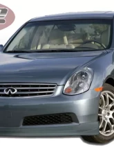 KBD Bodykits IL Spec Style 1 Piece Front Lip Infiniti G35 Sedan 4DR Sedan 05-06                                     - 37-2172 - Image 2