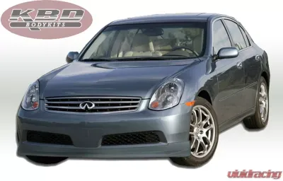 KBD Bodykits IL Spec Style 1 Piece Front Lip Infiniti G35 Sedan 4DR Sedan 05-06 - 37-2172