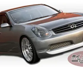 KBD Bodykits ING Style 1 Piece Front Lip Infiniti G35 Sedan 4DR Sedan 2005-2006