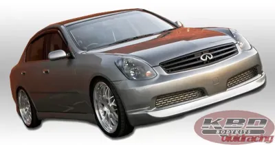 KBD Bodykits ING Style 1 Piece Front Lip Infiniti G35 Sedan 4DR Sedan 2005-2006 - 37-2173