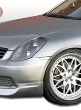 KBD Bodykits ING Style 1 Piece Front Lip Infiniti G35 Sedan 4DR Sedan 2005-2006                                     - 37-2173 - Image 2