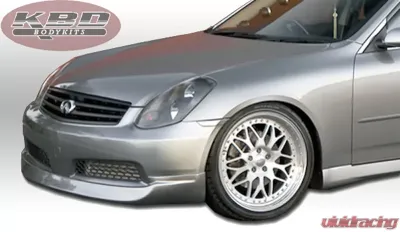 KBD Bodykits ING Style 1 Piece Front Lip Infiniti G35 Sedan 4DR Sedan 2005-2006 - 37-2173