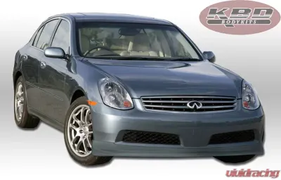 KBD Bodykits ING Style 1 Piece Front Lip Infiniti G35 Sedan 4DR Sedan 2005-2006 - 37-2173