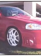 KBD Bodykits Fields Style 1 Piece Front Bumper Honda Civic ALL 1999-2000                                     - 37-2180 - Image 4