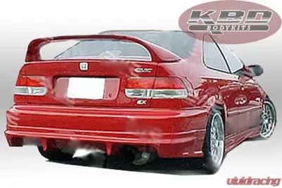 KBD Bodykits Fields Style 1 Piece Rear Bumper Honda Civic 2DR | 4DR 96-00 - 37-2181