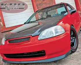 KBD Bodykits Sir Spec Style 1 Piece Front Lip Honda Civic 1996-1998