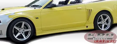 KBD Bodykits Sallen Style 2 Piece Side Skirts Pair Ford Mustang 99-04 - 37-2282