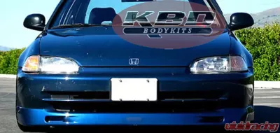 KBD Bodykits MU Spec Style 1 Piece Front Lip Honda Civic 4DR 1992-1995 - 37-2206