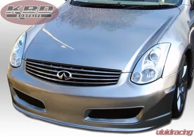 KBD Bodykits Nismo Style 1 Piece Front Bumper Infiniti G35 Coupe 2DR Coupe 2003-2007 - 37-2213